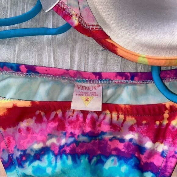 Venus Rainbow Colored Bikini Cut Bikinis Bottoms - Picture 4 of 4